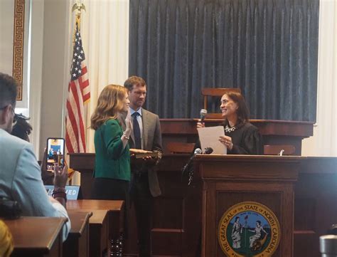 More than six months after Election Day, Allison Riggs is sworn into ...