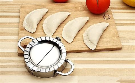 Buy Gratoon Pack of 2 Stainless Steel Dumpling Maker Mould Machine ...