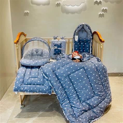 Fareto Complete Bedding Set essentials Combo For Baby (0-6 Months)(Cro ...