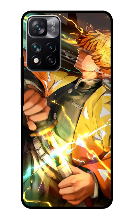 Buy Now Demon Slayer Glass Case for Redmi Note 13 Pro 5G Online | Casekaro