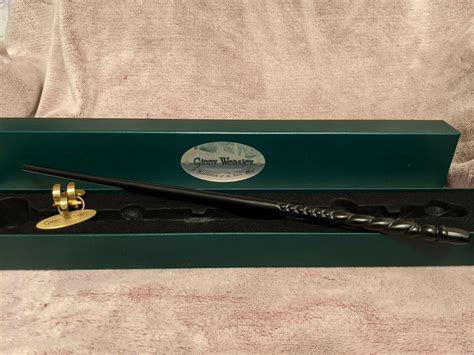 Ginny Weasley Wand original Warner Bros Harry Potter wand with metal ...