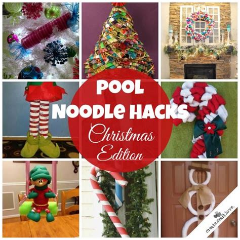 christmas crafts using pool noodles