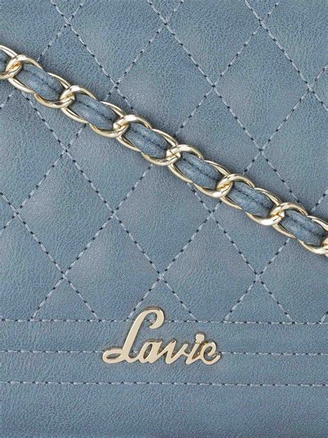 Buy Lavie Blue Polyurethane Moritz Csb Struc Qlt Fp Ovr Sling Bags Online