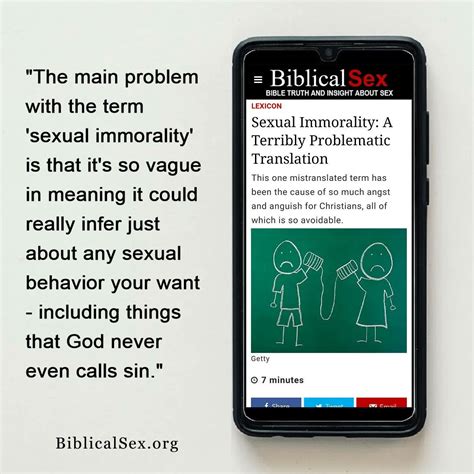 What Does The Bible Mean By Sexually Immoral Content From Video ...