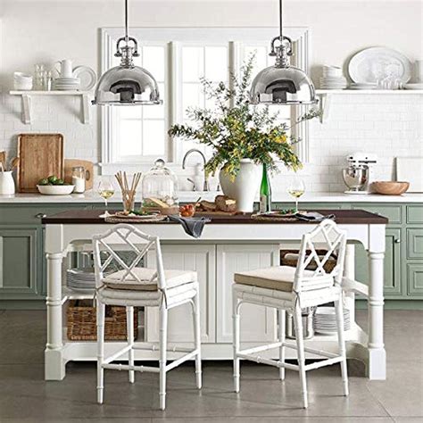 Buy LUDGR LC80MWW Alise 80” Wide Cottage Farmhouse Kitchen Island ...