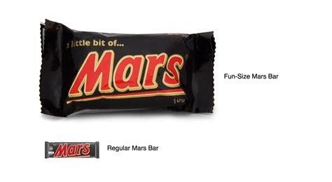 Fun-Size Mars Bar Now Bigger Than Normal-Size Mars Bar — The Shovel