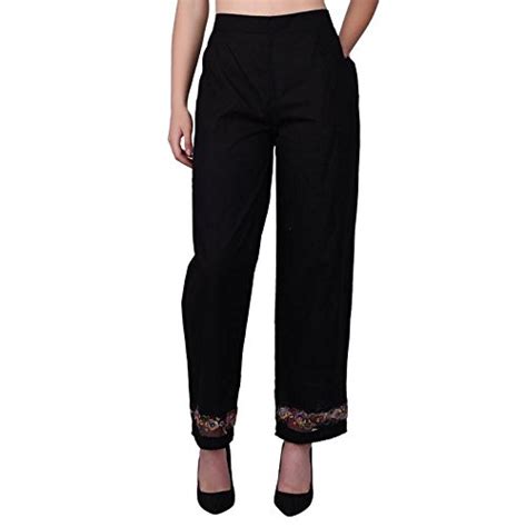 Buy Tuk Tuks The Store Designer Black Casual Wear Cotton Plazzo Pant ...