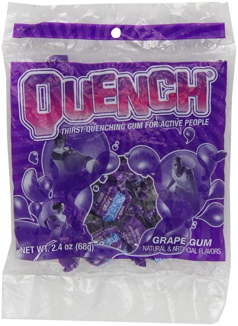 Amazon.com : Quench Gum, Grape, 2.4 Ounce : Chewing Gum : Grocery ...