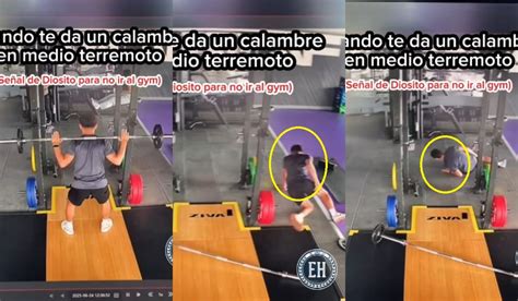 Hombre que hacía ejercicio se vuelve viral tras sufrir un calambre en ...