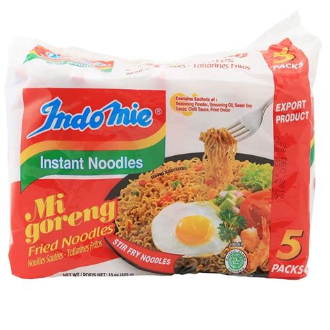 Indomie Mi Goreng Instant Stir Fry KKS1 Noodles, Halal Certified ...