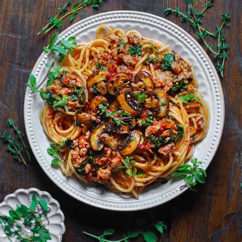 Sausage Mushroom Pasta - Julia's Album