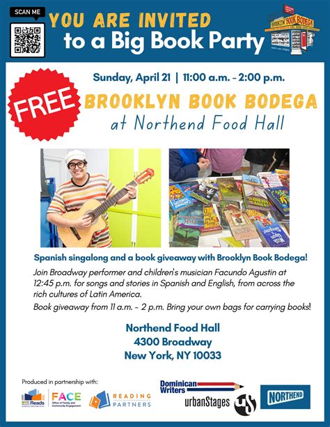 Apr 21 | Brooklyn Book Bodega Big Book Party at Northend Food Hall ...