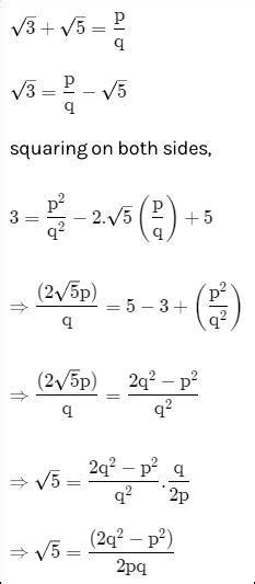 prove that root 3-root 5 is irrational number - Brainly.in