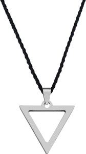 Shiv Jagdamba Hollow Triangle Stainless Steel Men′ S Geometric Pendant ...