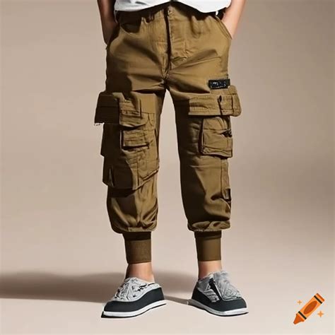 Boys cargo pants on Craiyon