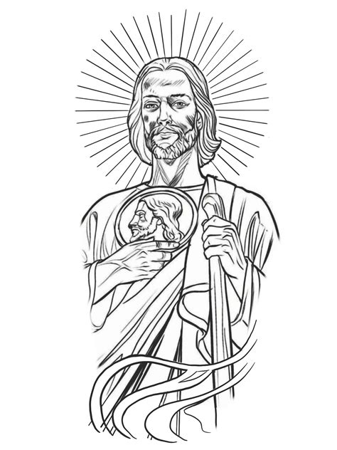 San Judas Drawing Easy - Drawing Tips Guide