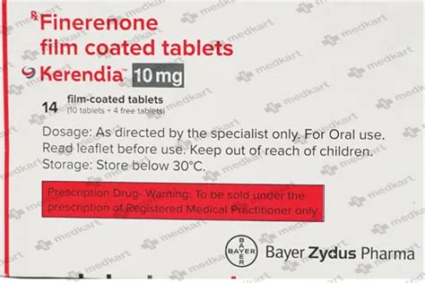 KERENDIA 10MG TABLET 14'S Price, Uses, Side Effects & Substitutes | Medkart