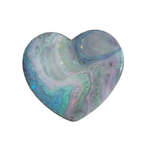 4.90 Ct heart boulder opal – Broken River Mining