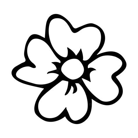 Flower Outlines – Free Clipart #3503608 | Clipart Library