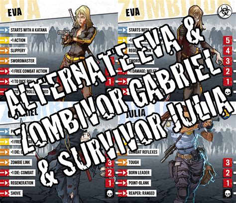 Eva, Gabriel and Julia (2E) – Zombicide Fans