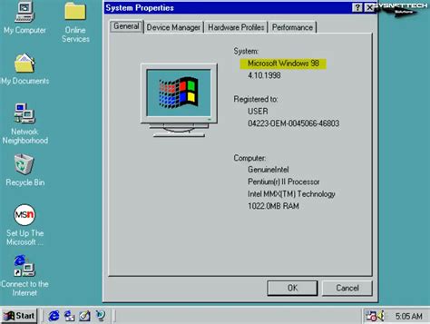 Image result for Windows 98 Display VirtualBox