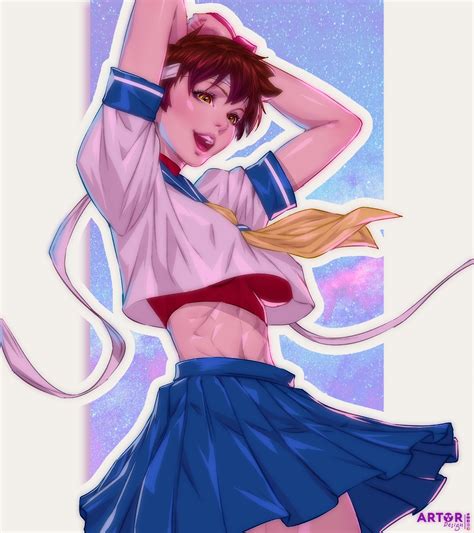 Kasugano Sakura - Street Fighter - Image by ArtToru #3649747 - Zerochan ...