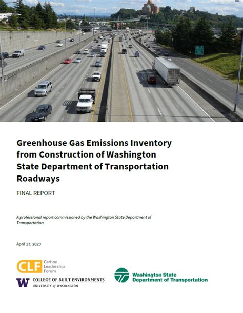 GHG Emissions Inventory from Construction of Washington State Dept. of ...