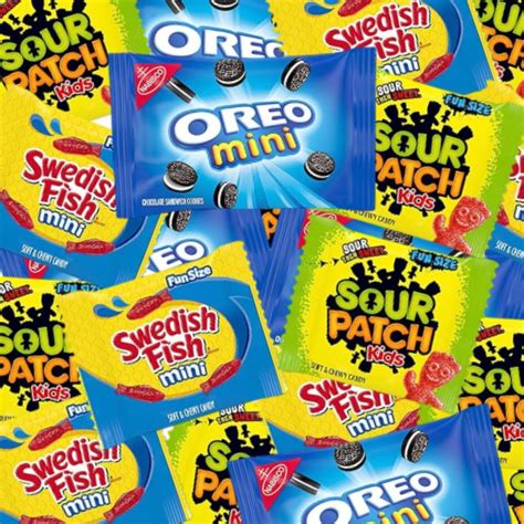 Buy Sour Patch Kids, Oreo Mini Chocolate Sandwich Cookies & Swedish ...