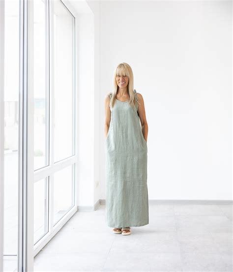 Find Your Elegant Linen Maxi Dress | MinimalisticLinen
