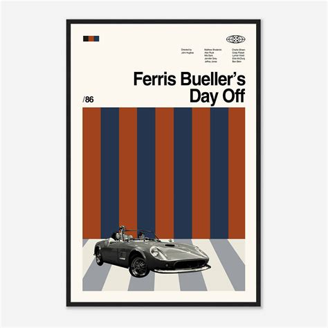 Ferris Buellers Day Off Movie, Ferris Buellers Poster, John Hughes Film ...
