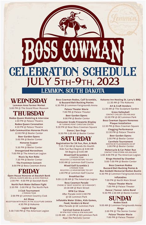 New Events — Lemmon SD