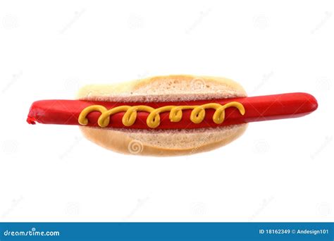 Foot long hot dog stock image. Image of closeup, american - 18162349