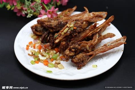 椒盐鸭头,中国菜系,食品餐饮,摄影素材,汇图网www.huitu.com