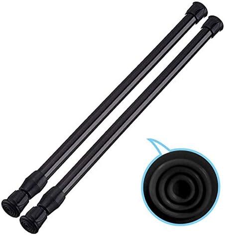 Tension Rods Shower 15.7 in to 28 Small Adjustable Curtain Rods Window ...