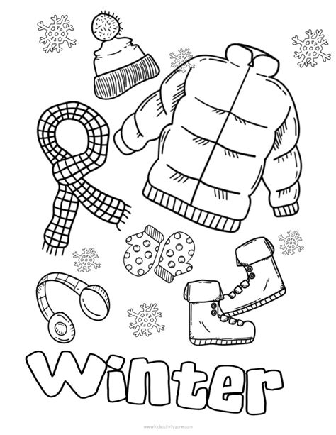Winter Activities Worksheet 的图像结果