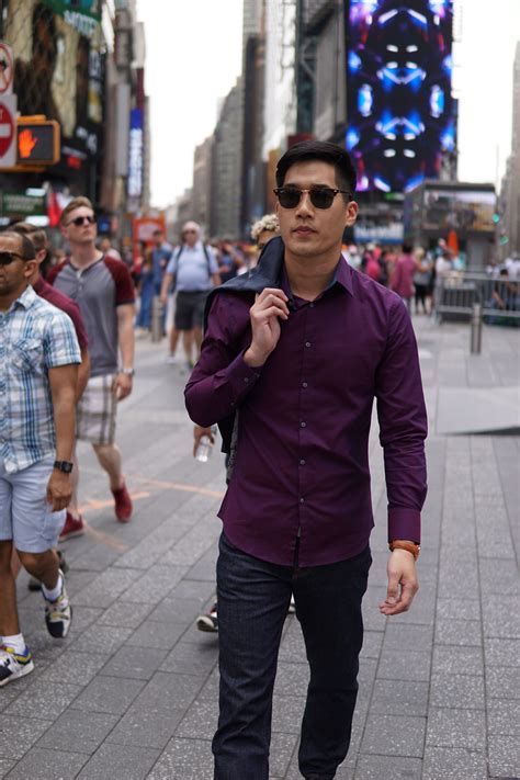 Actually Slim Dress Shirts | Nimble Made | Purple shirt outfits, Shirt ...