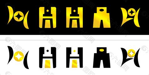 H 字母标志设计元素素材免费下载(图片编号:5342621)-六图网