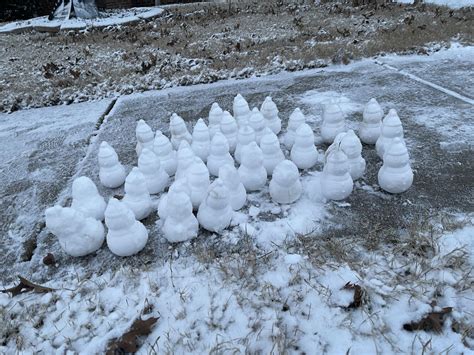 Calvin And Hobbes Snowman Army