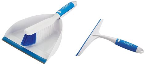 Cello Kleeno Kitchen Platform and Plastic Glass Wiper (Blue and White ...