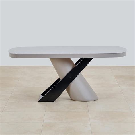 Buy Marcello Glass Top 6-Seater Dining Table - Grey from Home Centre at ...