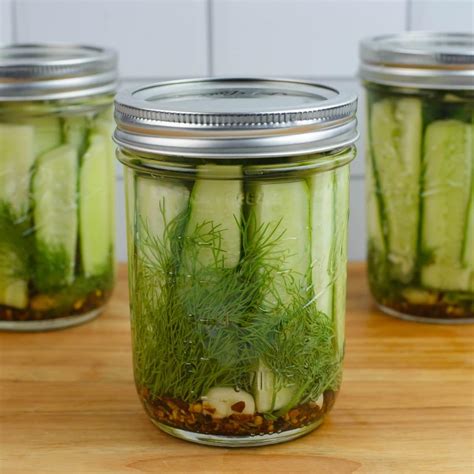 Canned Dill Pickle Spears Recipe