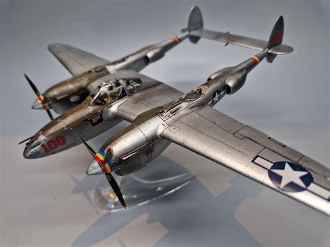 P-38J Lightning from Tamiya 1/48. : r/modelmakers