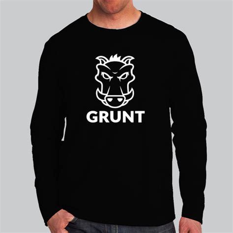 Grunt | The Builder's Essential JavaScript Tee - TEEZ.in