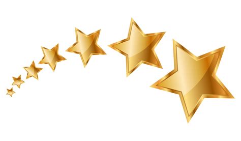 Gold Star Sticker Clipart