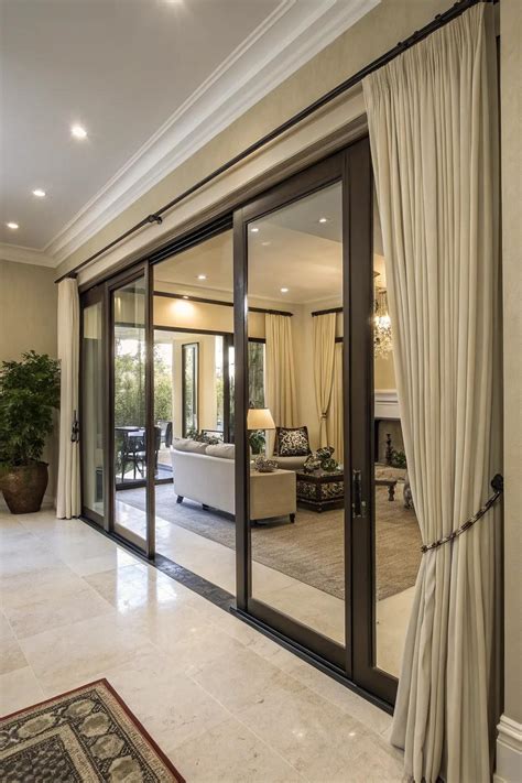 19+ Stylish Sliding Glass Patio Door Curtain Ideas