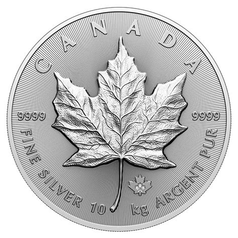 Big Silver Maple Leaf – 10 Kilo Fine Silver Coin | The Royal Canadian Mint