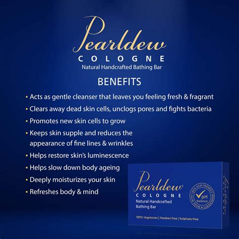 Buy PEARLDEW COLOGNE BATHING BAR 75 GM | SHEA & COCOA BUTTER | PARABEN ...