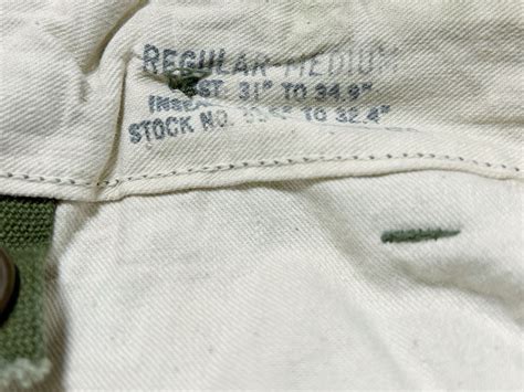 【MED-REG】50s USMC 仕様 M-51 FIELD TROUSERS ミリタリーパンツ 1952 MP-408 | BACK IN ...