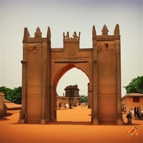 Imperial castles of the kingdom of benin in africa on Craiyon