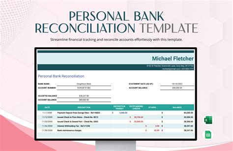 Editable Bank Templates in Google Sheets to Download